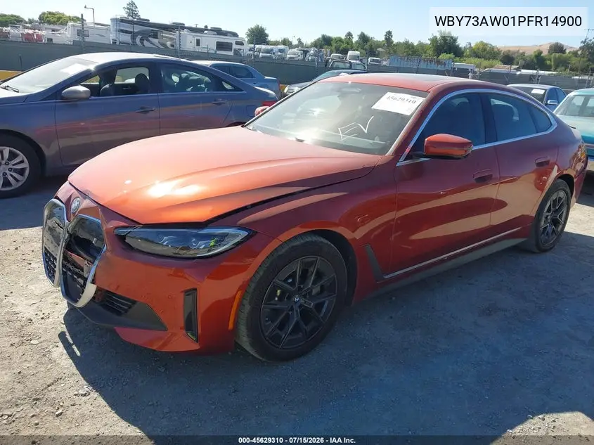 2023 BMW I4 Edrive40 VIN: WBY73AW01PFR14900 Lot: 45629310