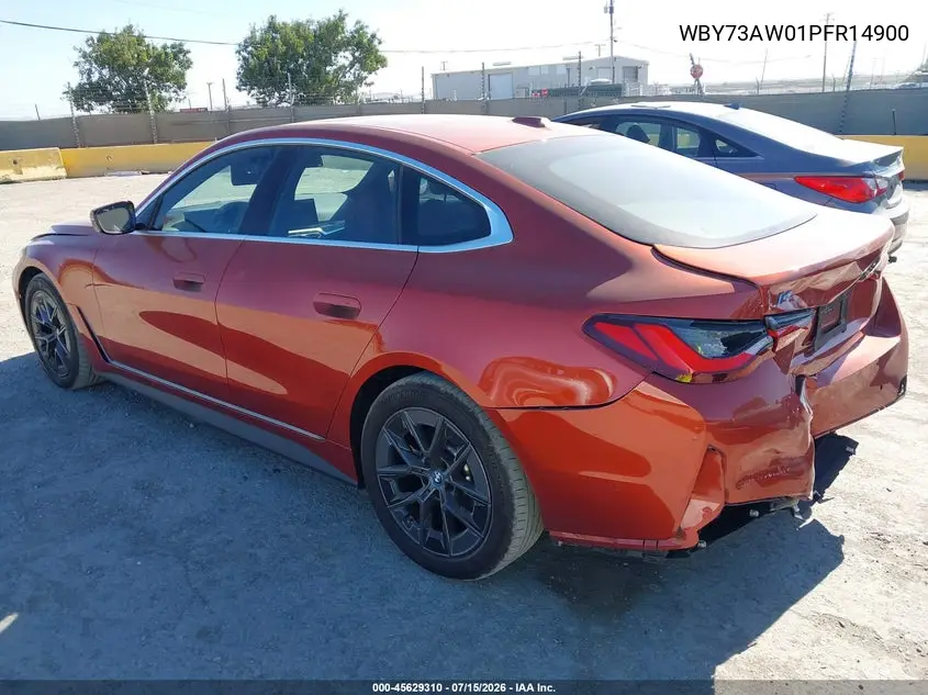 2023 BMW I4 Edrive40 VIN: WBY73AW01PFR14900 Lot: 45629310