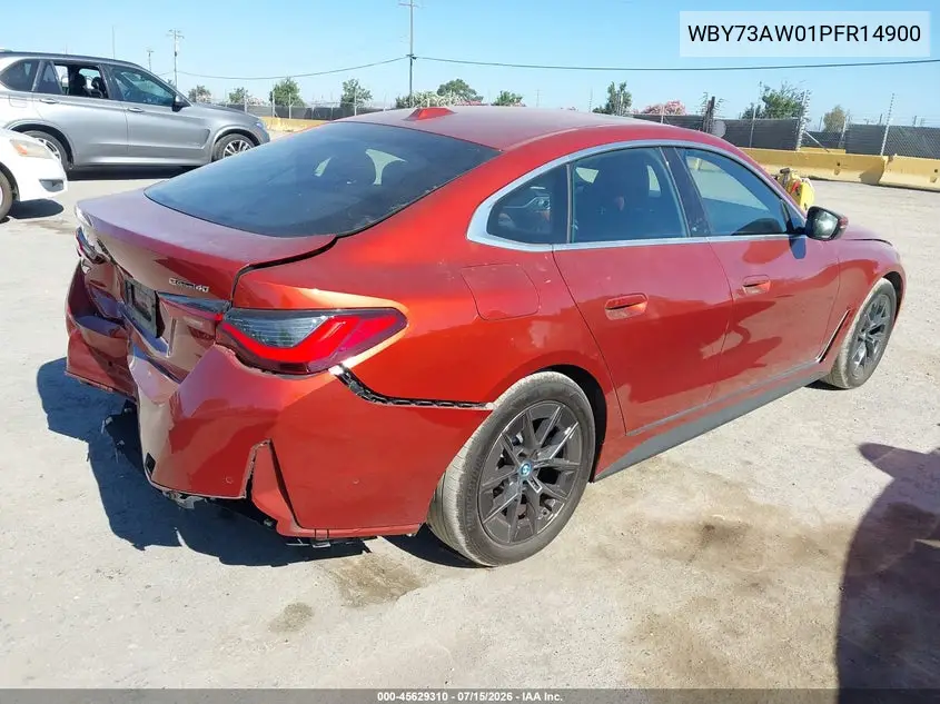2023 BMW I4 Edrive40 VIN: WBY73AW01PFR14900 Lot: 45629310
