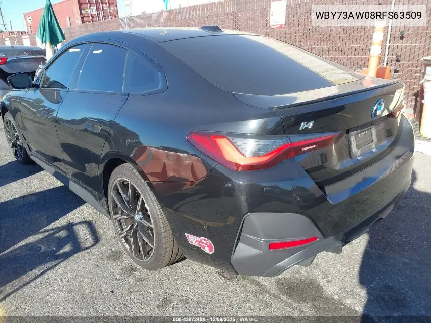 WBY73AW08RFS63509 2024 BMW I4 Gran Coupe Edrive40