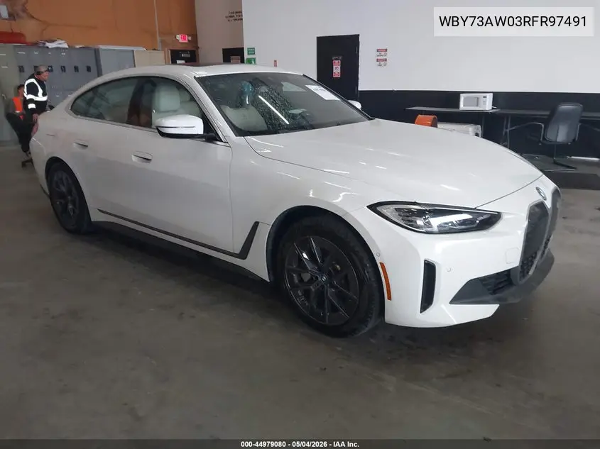 2024 BMW I4 Gran Coupe Edrive40 VIN: WBY73AW03RFR97491 Lot: 44979080
