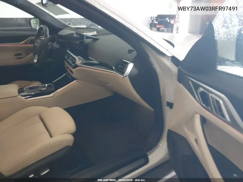 2024 BMW I4 Gran Coupe Edrive40 VIN: WBY73AW03RFR97491 Lot: 44979080