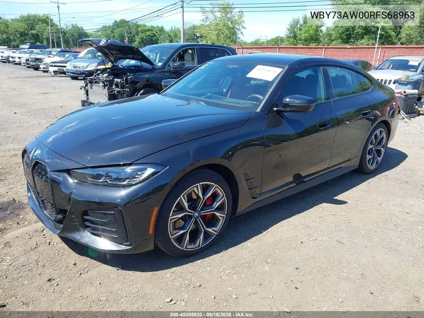2024 BMW I4 Gran Coupe Edrive40 VIN: WBY73AW00RFS68963 Lot: 45395820