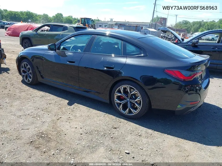 2024 BMW I4 Gran Coupe Edrive40 VIN: WBY73AW00RFS68963 Lot: 45395820