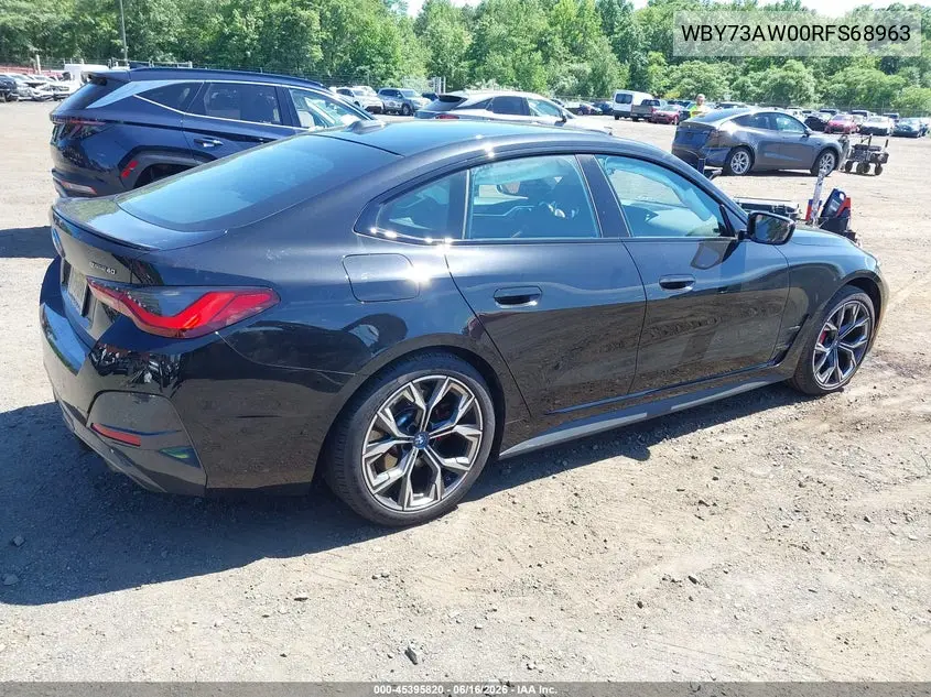 2024 BMW I4 Gran Coupe Edrive40 VIN: WBY73AW00RFS68963 Lot: 45395820