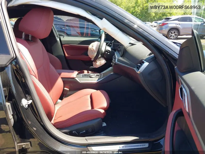 2024 BMW I4 Gran Coupe Edrive40 VIN: WBY73AW00RFS68963 Lot: 45395820