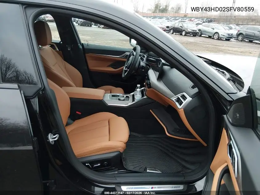 2025 BMW I4 Gran Coupe xDrive40 VIN: WBY43HD02SFV80559 Lot: 44373147