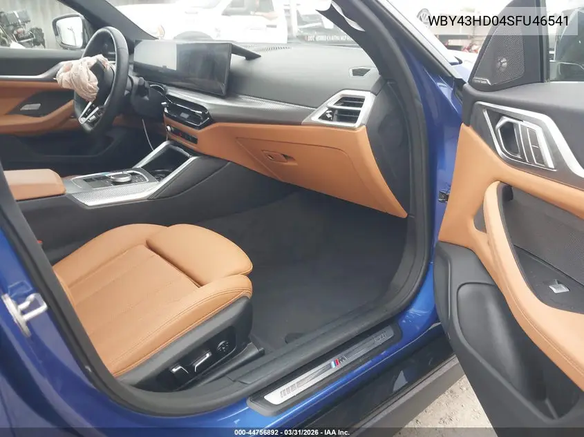 2025 BMW I4 Gran Coupe xDrive40 VIN: WBY43HD04SFU46541 Lot: 44756892