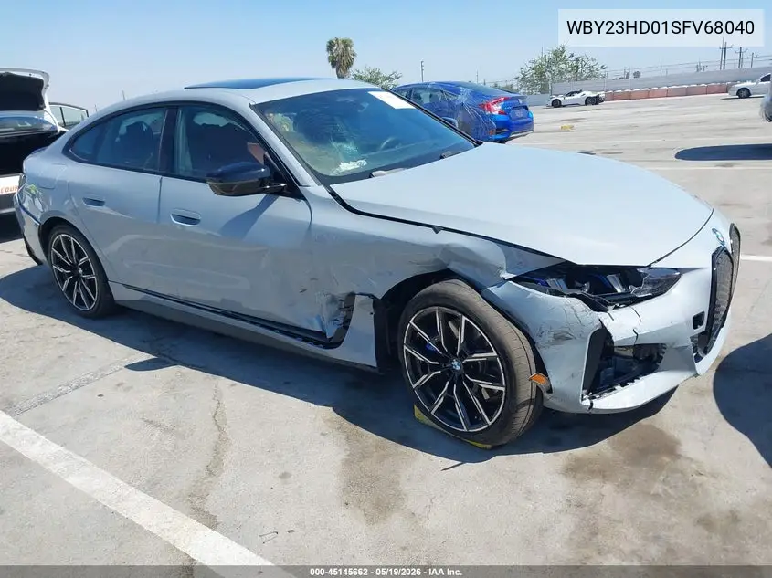 2025 BMW I4 Gran Coupe Edrive40 VIN: WBY23HD01SFV68040 Lot: 45145662