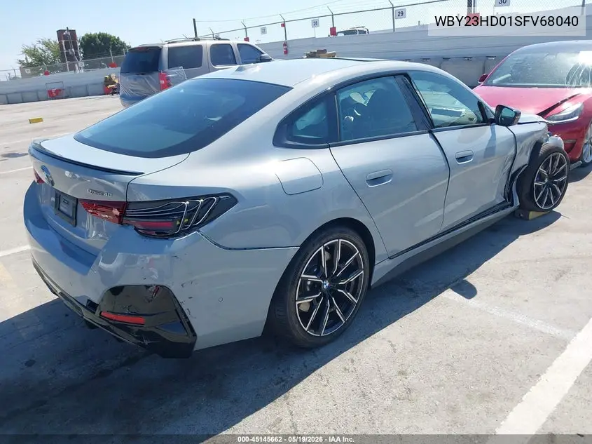 2025 BMW I4 Gran Coupe Edrive40 VIN: WBY23HD01SFV68040 Lot: 45145662