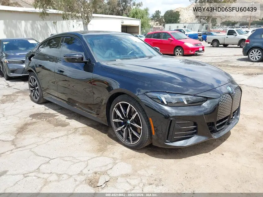 2025 BMW I4 Gran Coupe xDrive40 VIN: WBY43HD06SFU60439 Lot: 45218662
