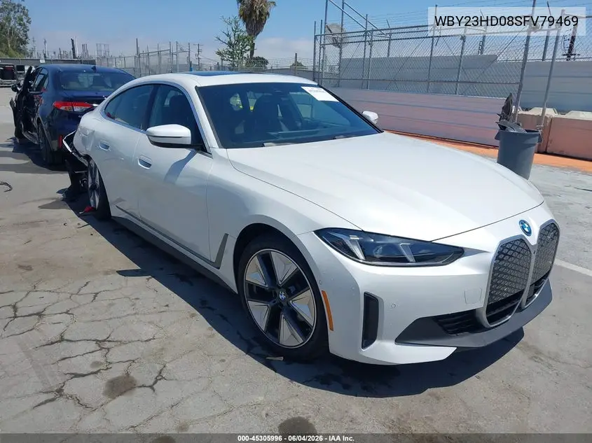 2025 BMW I4 Gran Coupe Edrive40 VIN: WBY23HD08SFV79469 Lot: 45305996