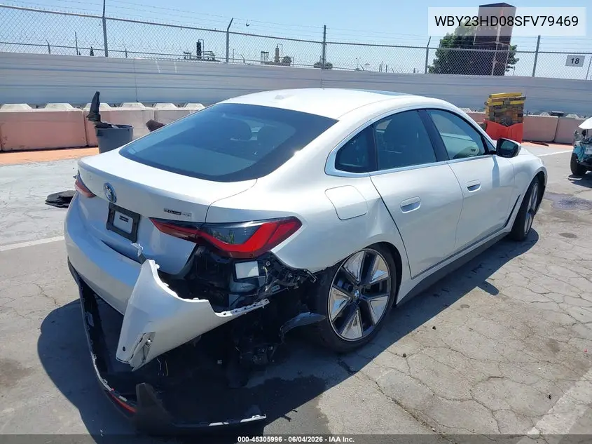 2025 BMW I4 Gran Coupe Edrive40 VIN: WBY23HD08SFV79469 Lot: 45305996