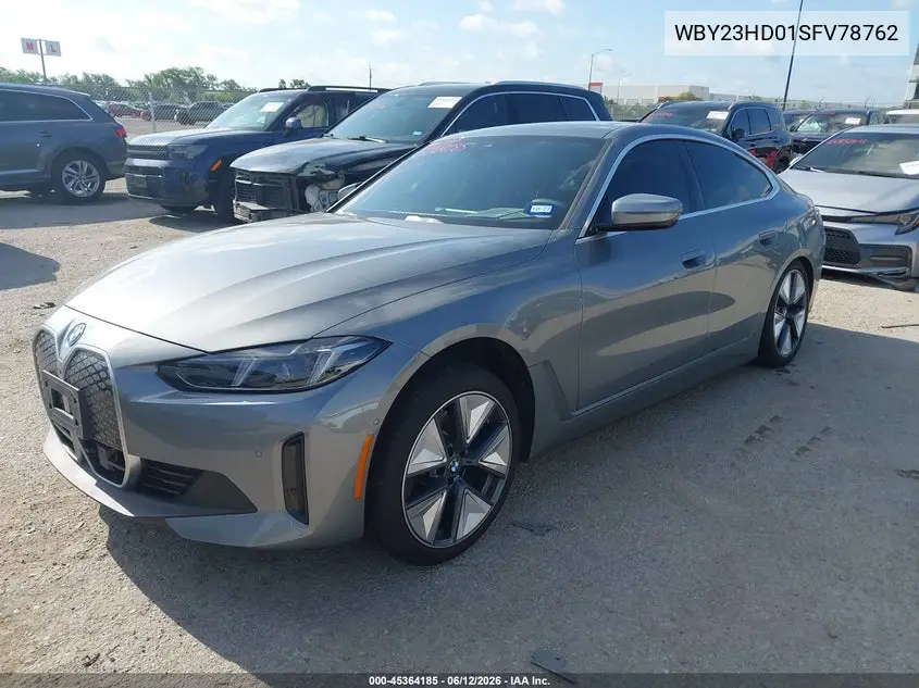 2025 BMW I4 Gran Coupe Edrive40 VIN: WBY23HD01SFV78762 Lot: 45364185