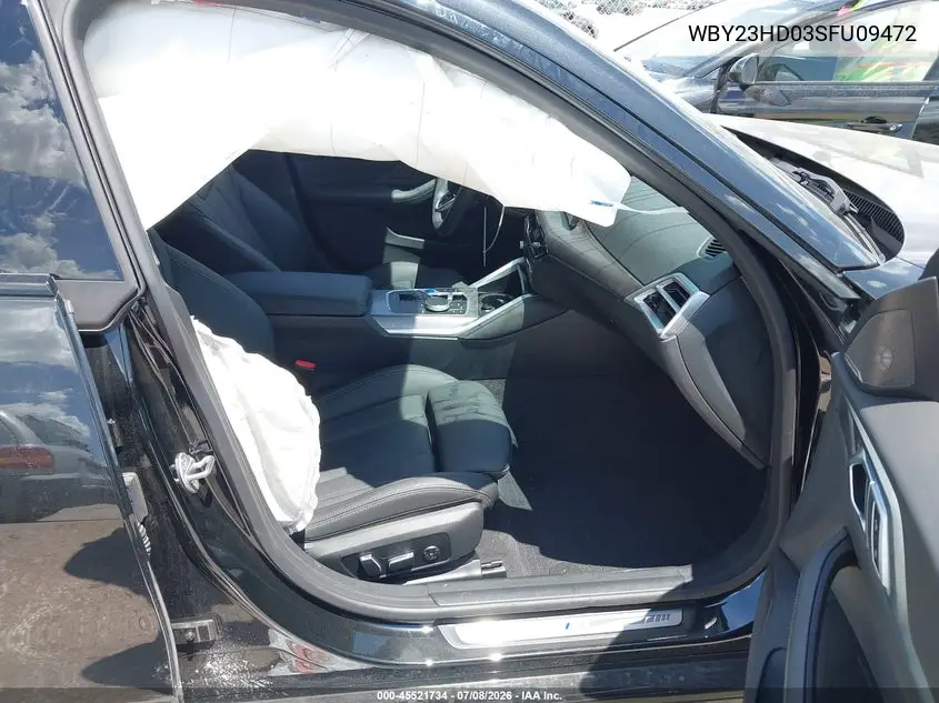 2025 BMW I4 Gran Coupe Edrive40 VIN: WBY23HD03SFU09472 Lot: 45521734