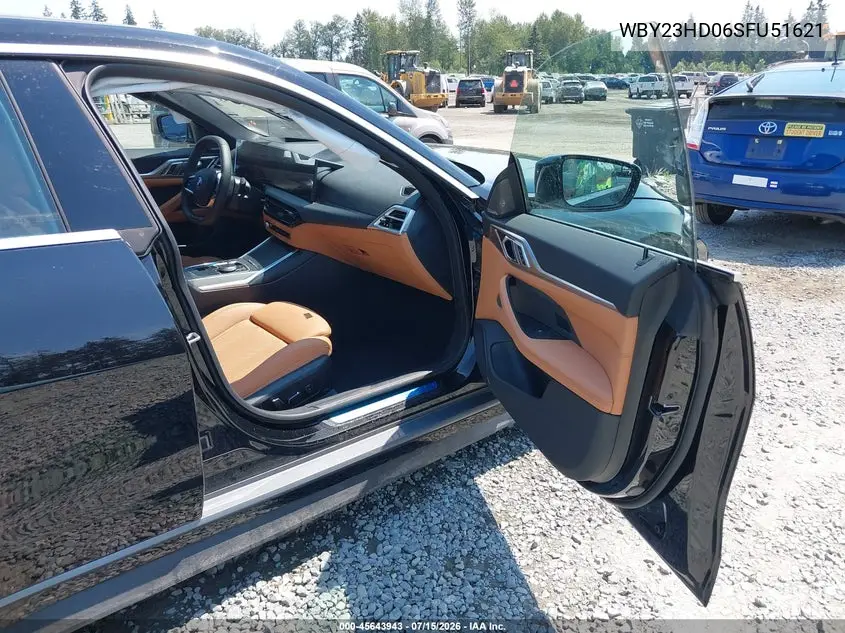 2025 BMW I4 Gran Coupe Edrive40 VIN: WBY23HD06SFU51621 Lot: 45643943