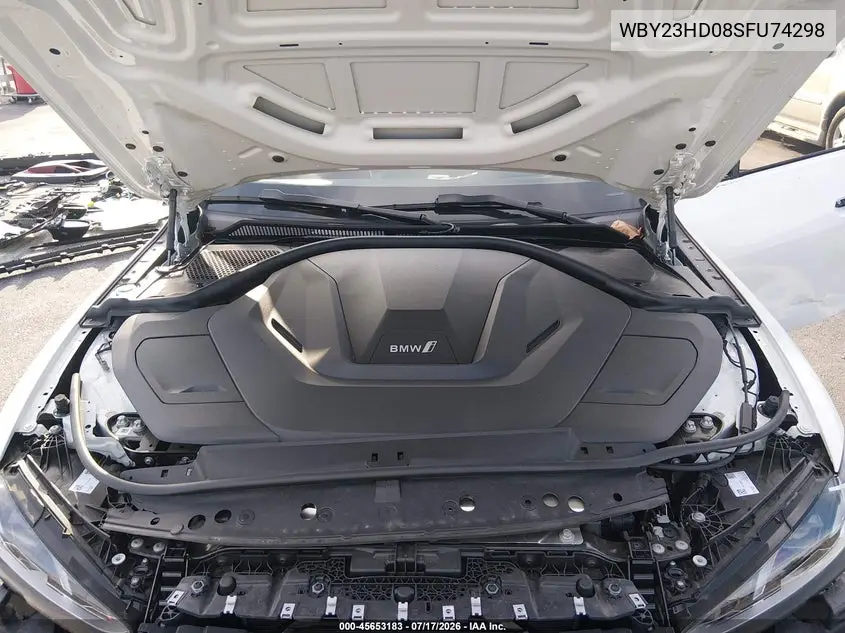 2025 BMW I4 Gran Coupe Edrive40 VIN: WBY23HD08SFU74298 Lot: 45653183