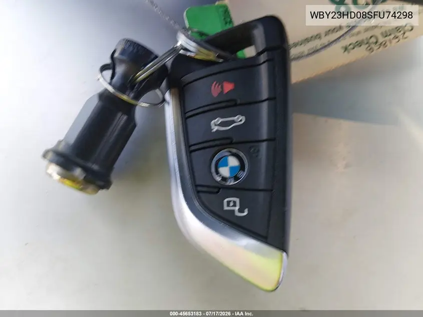 2025 BMW I4 Gran Coupe Edrive40 VIN: WBY23HD08SFU74298 Lot: 45653183