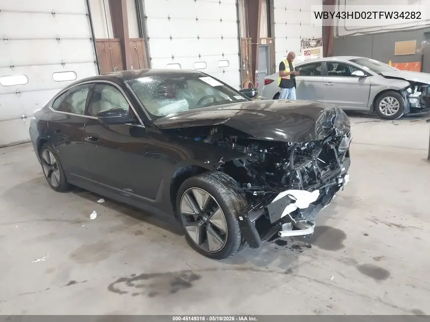 2026 BMW I4 Gran Coupe xDrive40 VIN: WBY43HD02TFW34282 Lot: 45149316