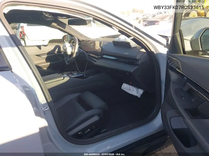 2024 BMW I5 Edrive40 VIN: WBY33FK07RCS33615 Lot: 44496324