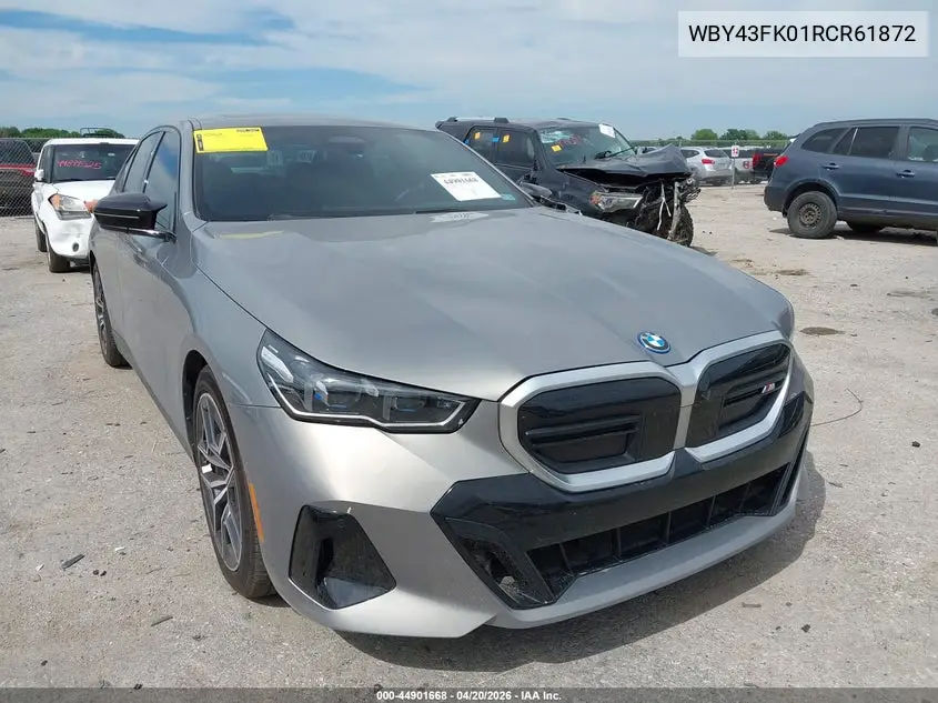 2024 BMW I5 M60 VIN: WBY43FK01RCR61872 Lot: 44901668