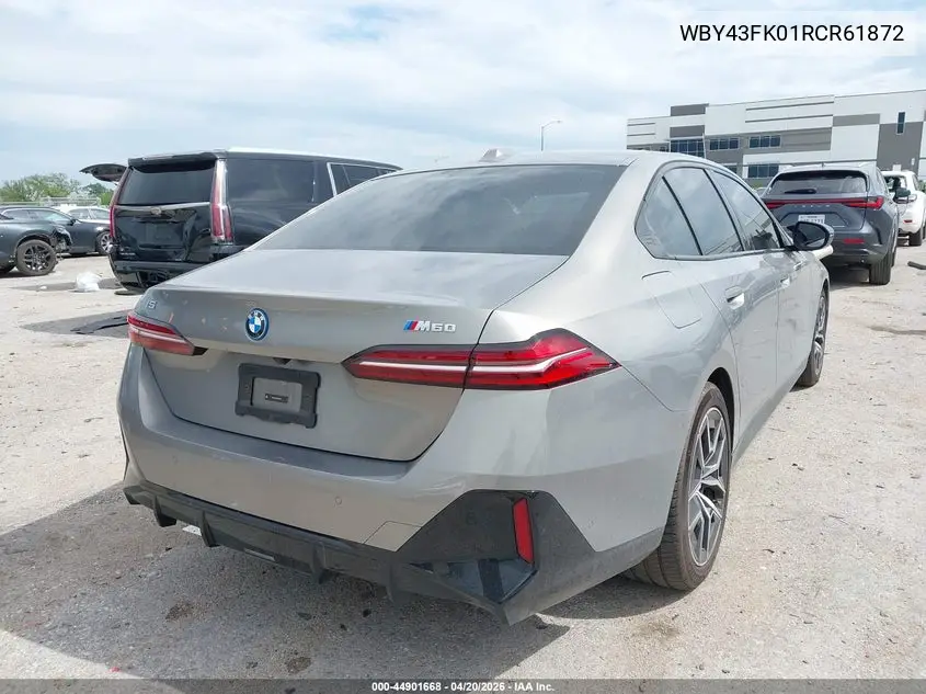 2024 BMW I5 M60 VIN: WBY43FK01RCR61872 Lot: 44901668