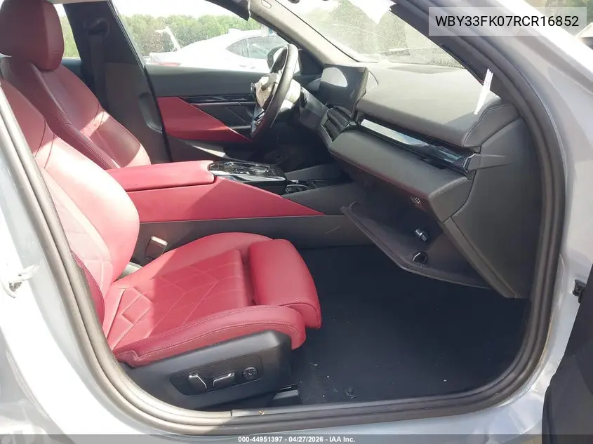 2024 BMW I5 Edrive40 VIN: WBY33FK07RCR16852 Lot: 44951397