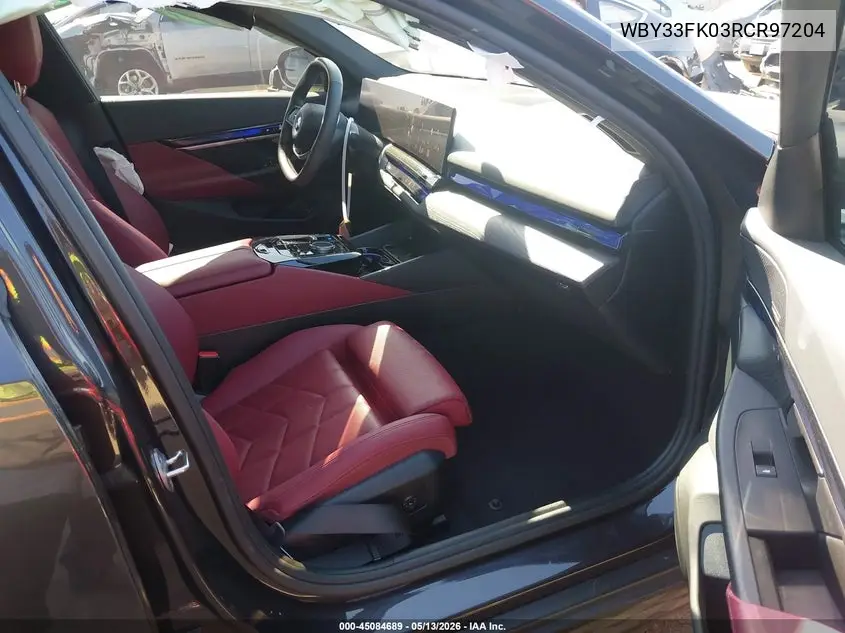 2024 BMW I5 Edrive40 VIN: WBY33FK03RCR97204 Lot: 45084689