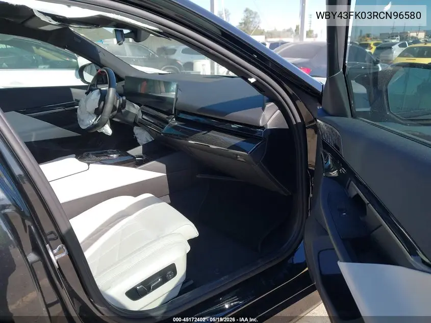 2024 BMW I5 M60 VIN: WBY43FK03RCN96580 Lot: 45172402