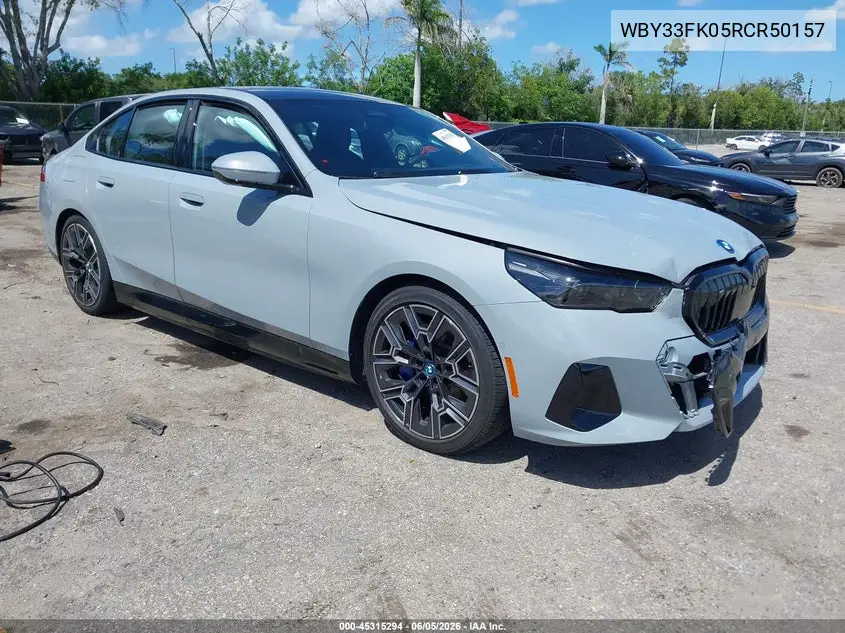 2024 BMW I5 Edrive40 VIN: WBY33FK05RCR50157 Lot: 45315294
