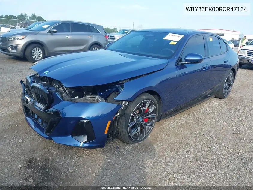 2024 BMW I5 Edrive40 VIN: WBY33FK00RCR47134 Lot: 45344886