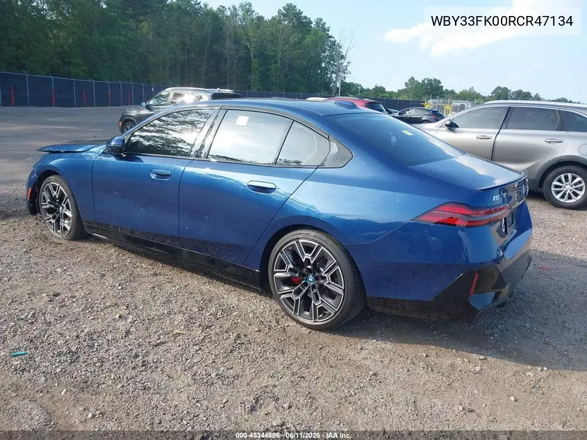 2024 BMW I5 Edrive40 VIN: WBY33FK00RCR47134 Lot: 45344886
