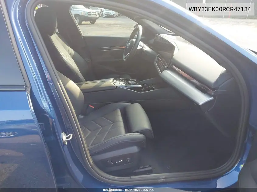 2024 BMW I5 Edrive40 VIN: WBY33FK00RCR47134 Lot: 45344886