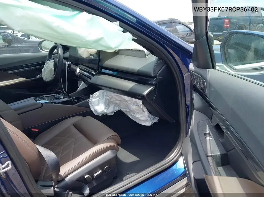 2024 BMW I5 Edrive40 VIN: WBY33FK07RCP36402 Lot: 45374356