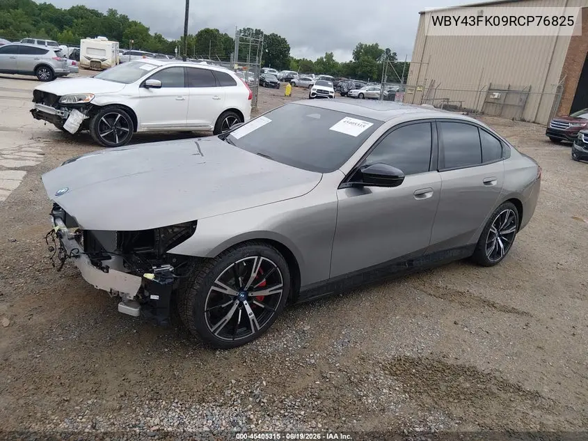 2024 BMW I5 M60 VIN: WBY43FK09RCP76825 Lot: 45405315