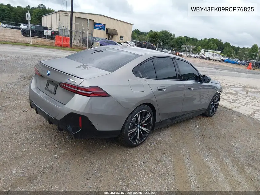 2024 BMW I5 M60 VIN: WBY43FK09RCP76825 Lot: 45405315