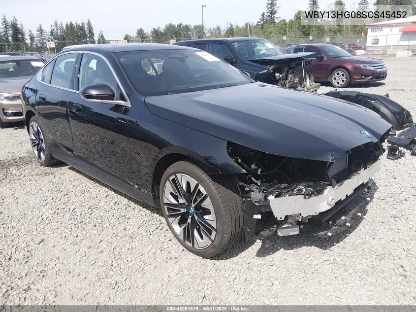 2025 BMW I5 xDrive40 VIN: WBY13HG08SCS45452 Lot: 45261579