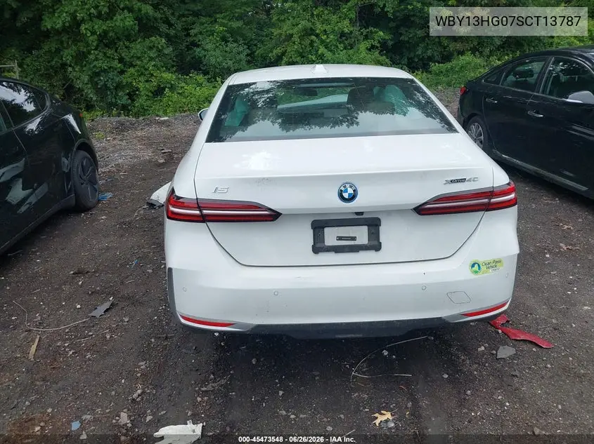 2025 BMW I5 xDrive40 VIN: WBY13HG07SCT13787 Lot: 45473548