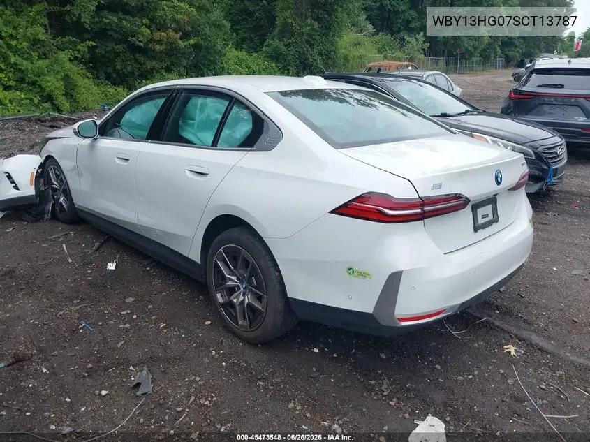 2025 BMW I5 xDrive40 VIN: WBY13HG07SCT13787 Lot: 45473548
