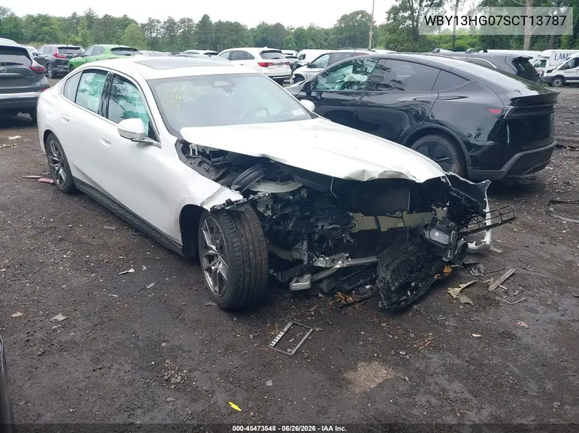 2025 BMW I5 xDrive40 VIN: WBY13HG07SCT13787 Lot: 45473548