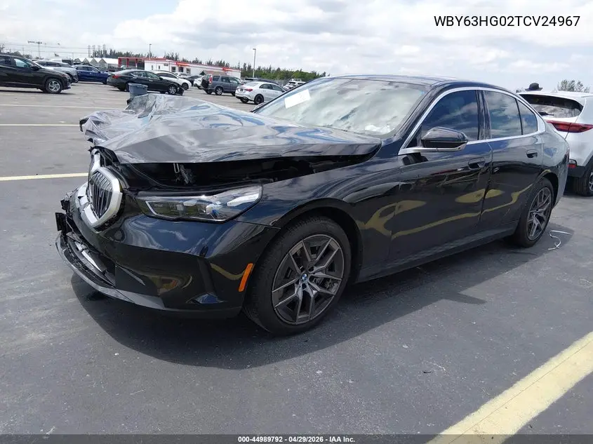 2026 BMW I5 Edrive40 VIN: WBY63HG02TCV24967 Lot: 44989792