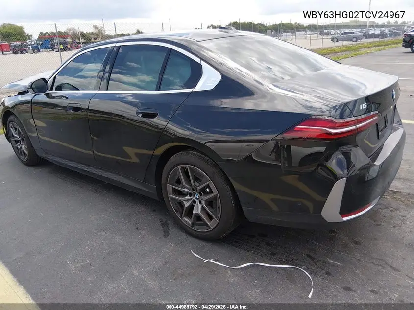 2026 BMW I5 Edrive40 VIN: WBY63HG02TCV24967 Lot: 44989792