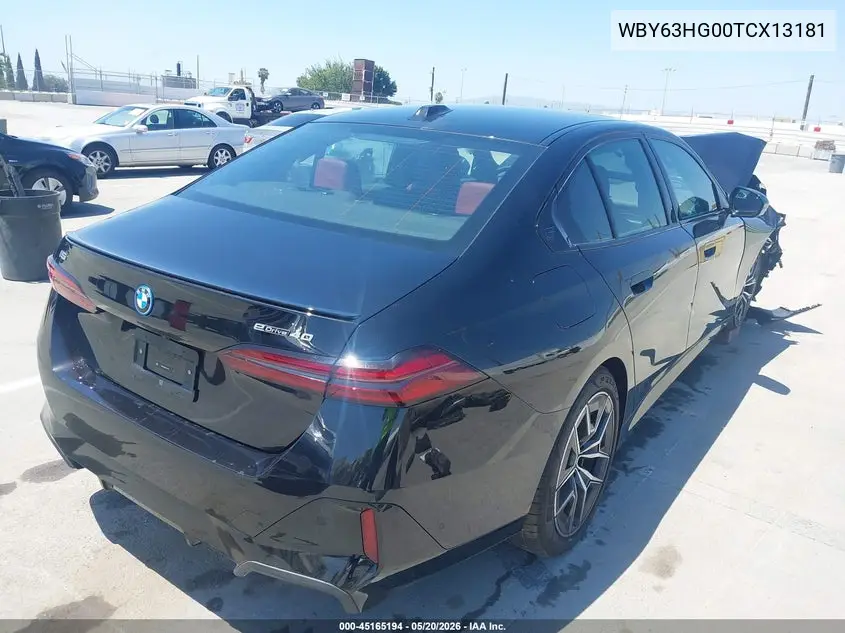 2026 BMW I5 Edrive40 VIN: WBY63HG00TCX13181 Lot: 45165194