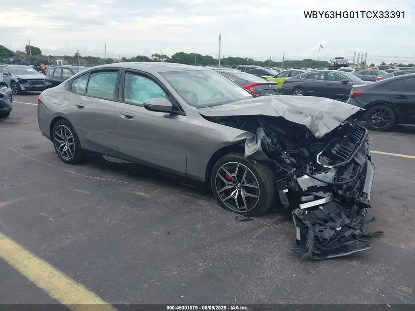 2026 BMW I5 Edrive40 VIN: WBY63HG01TCX33391 Lot: 45301079
