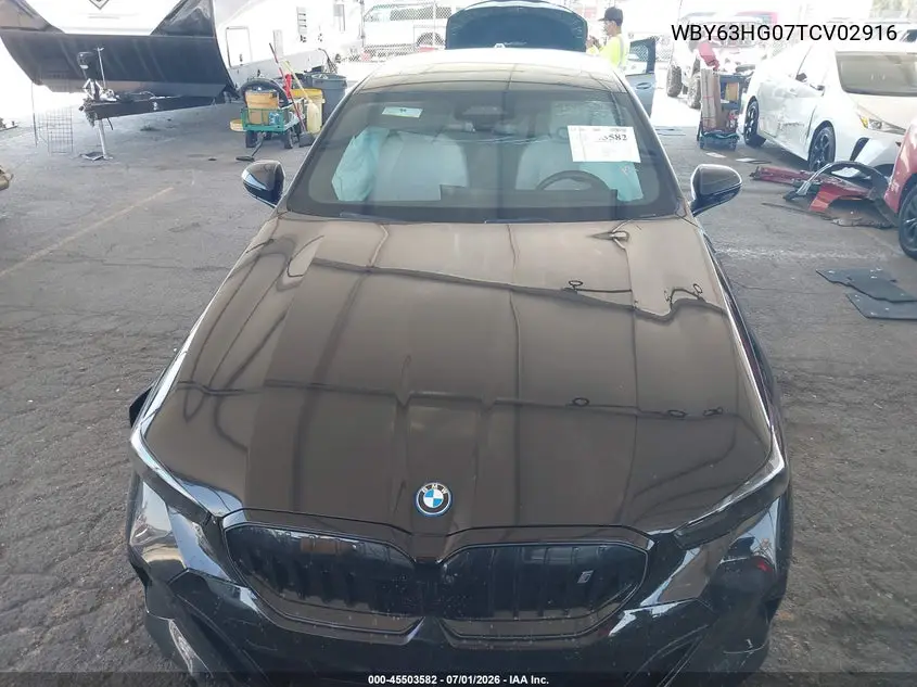 2026 BMW I5 Edrive40 VIN: WBY63HG07TCV02916 Lot: 45503582