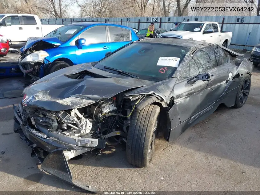 2014 BMW I8 VIN: WBY2Z2C53EVX64242 Lot: 44575710