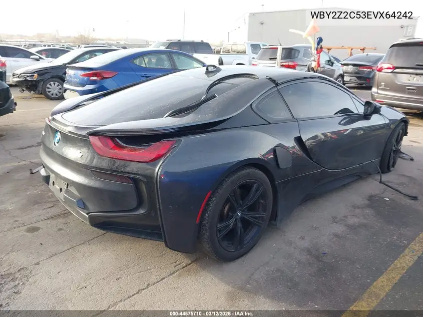 2014 BMW I8 VIN: WBY2Z2C53EVX64242 Lot: 44575710