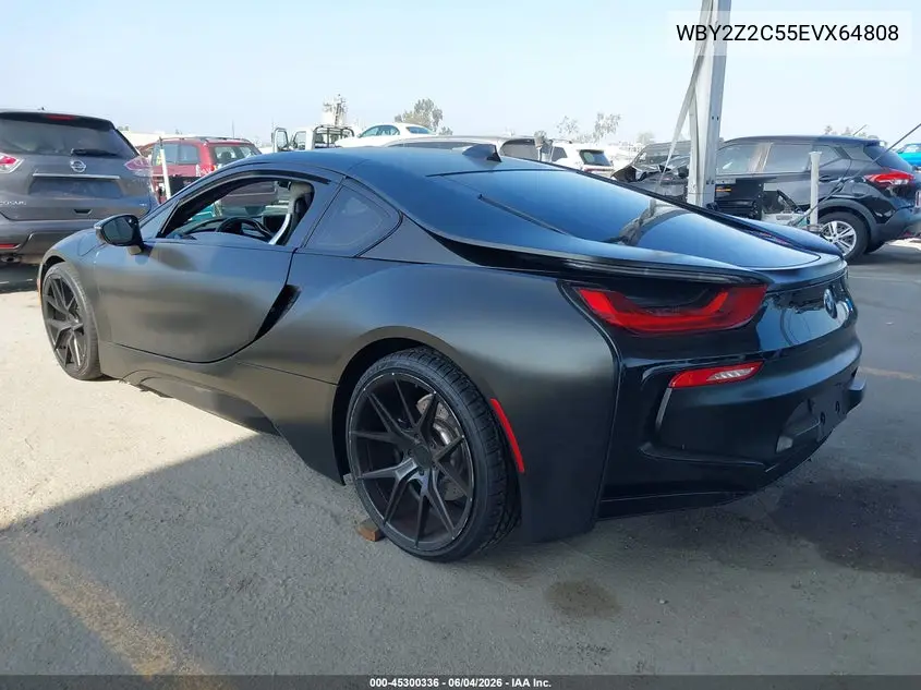 2014 BMW I8 VIN: WBY2Z2C55EVX64808 Lot: 45300336
