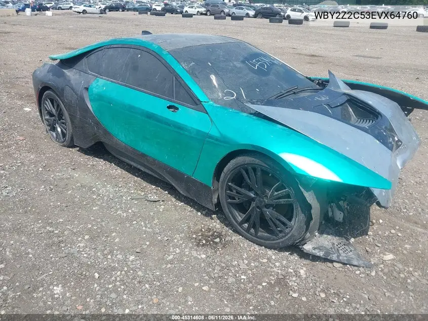2014 BMW I8 VIN: WBY2Z2C53EVX64760 Lot: 45314608