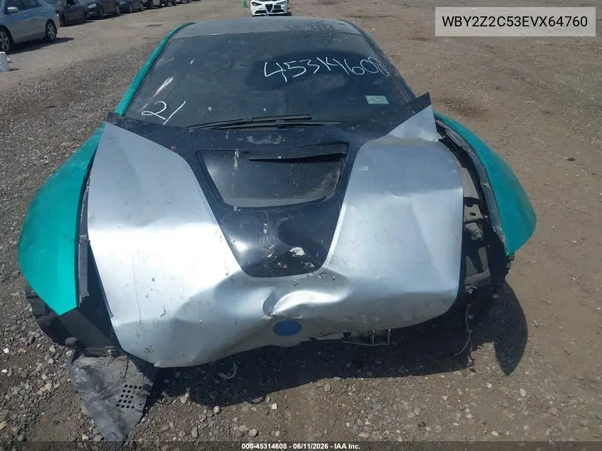 2014 BMW I8 VIN: WBY2Z2C53EVX64760 Lot: 45314608